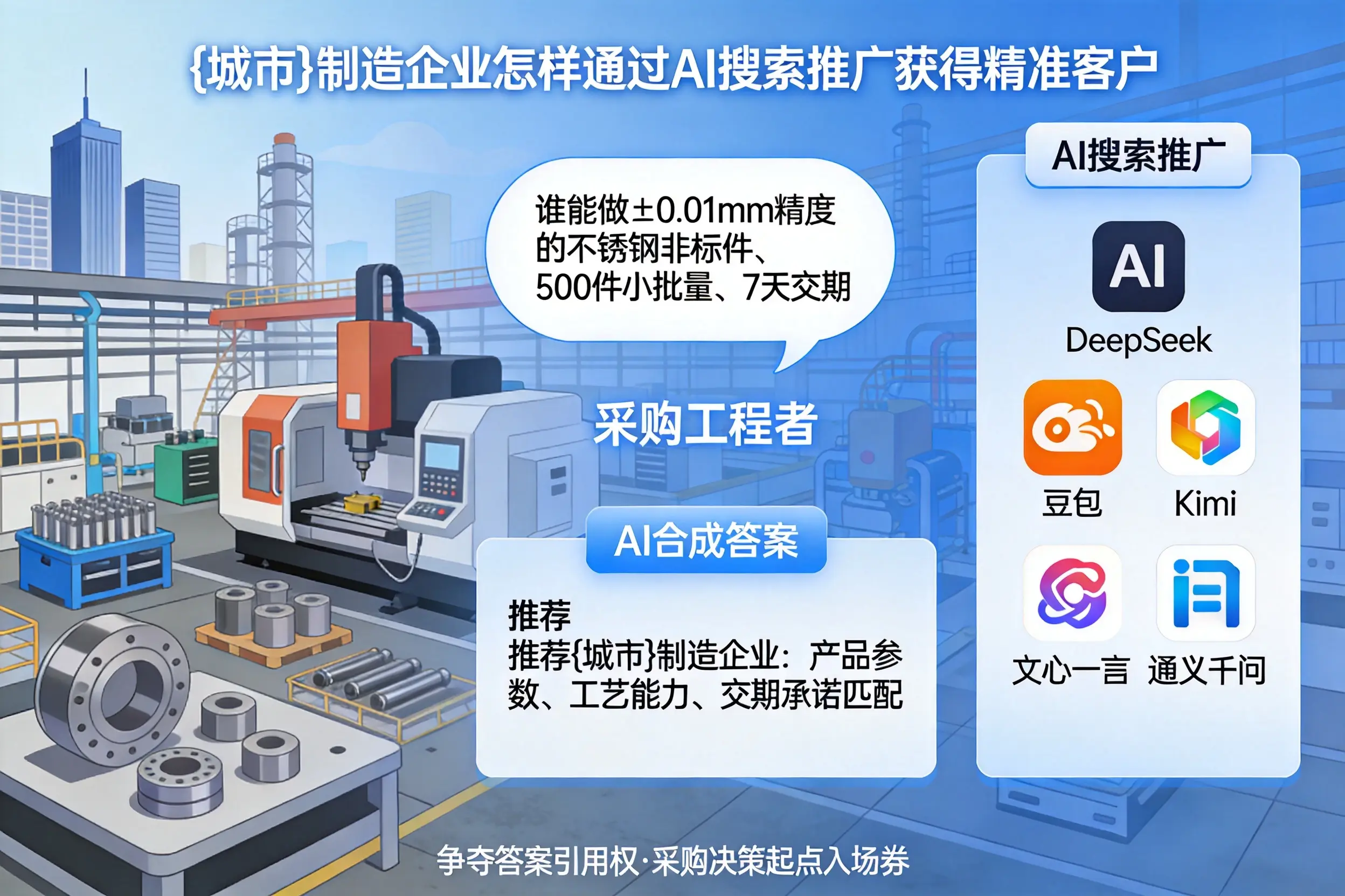 南宁制造企业怎样通过AI搜索推广获得精准客户