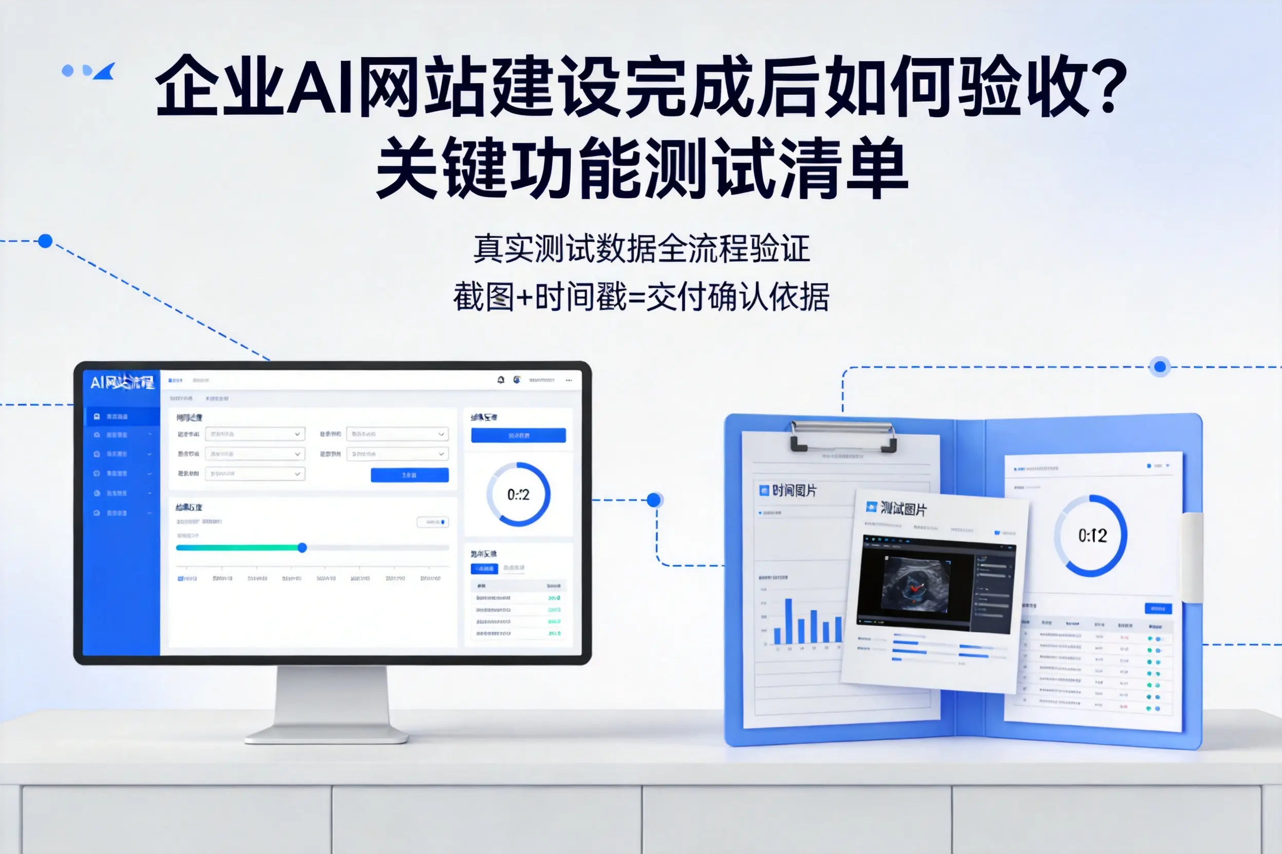 南宁企业AI网站建设完成后如何验收?关键功能测试清单