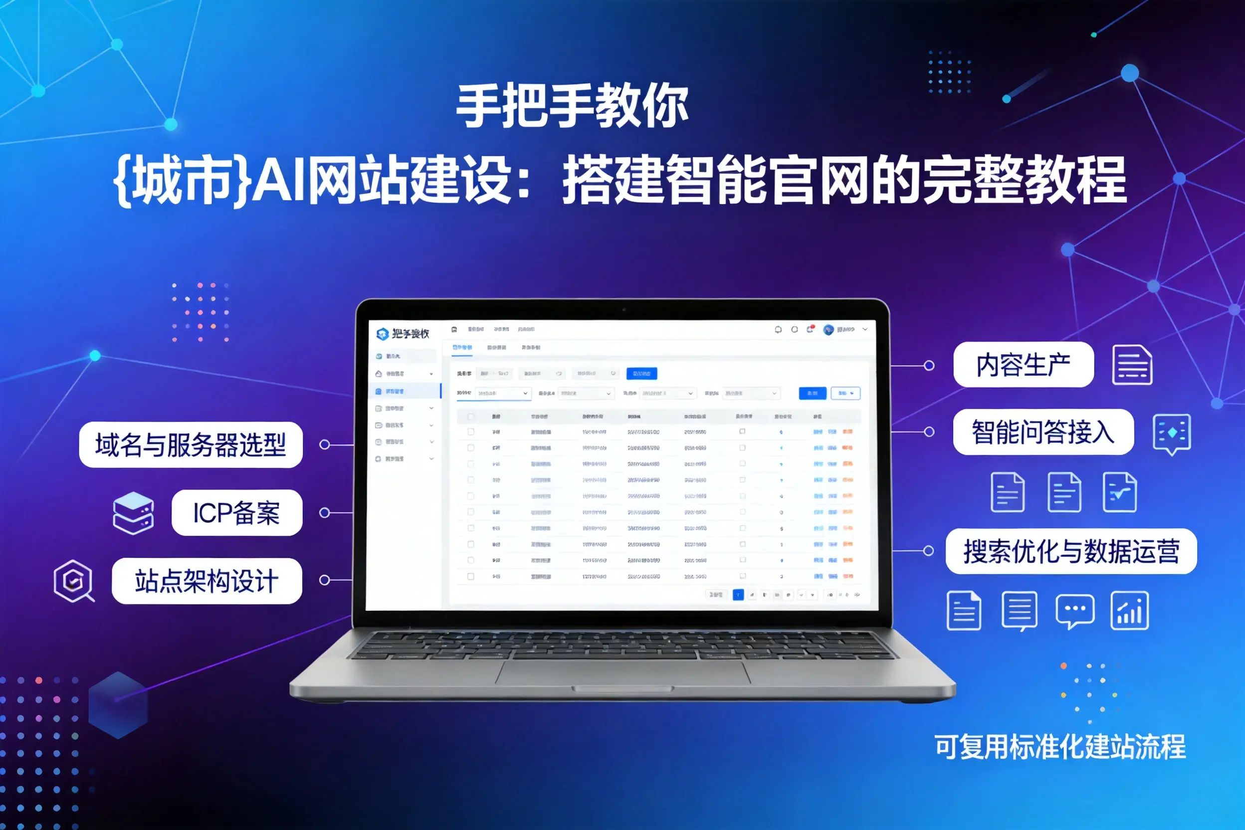 手把手教你南宁AI网站建设：搭建智能官网的完整教程