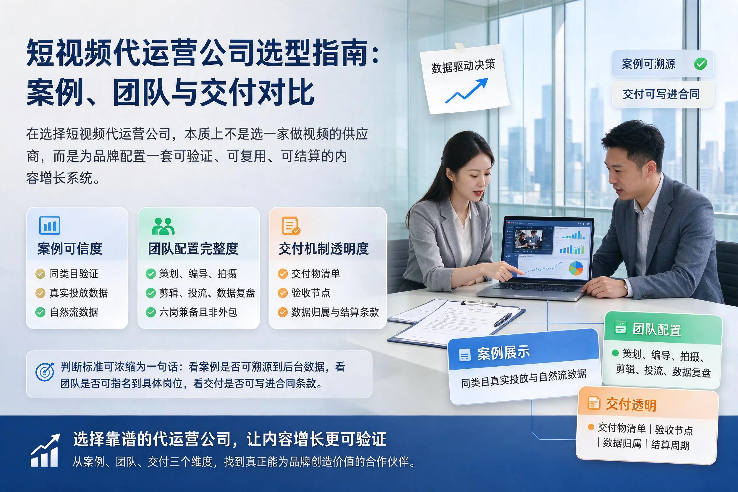 南宁短视频代运营公司选型指南：案例、团队与交付对比