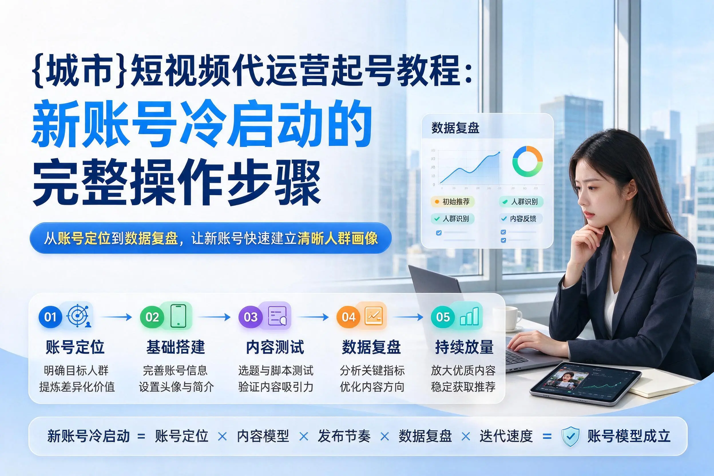 南宁短视频代运营起号教程：新账号冷启动的完整操作步骤