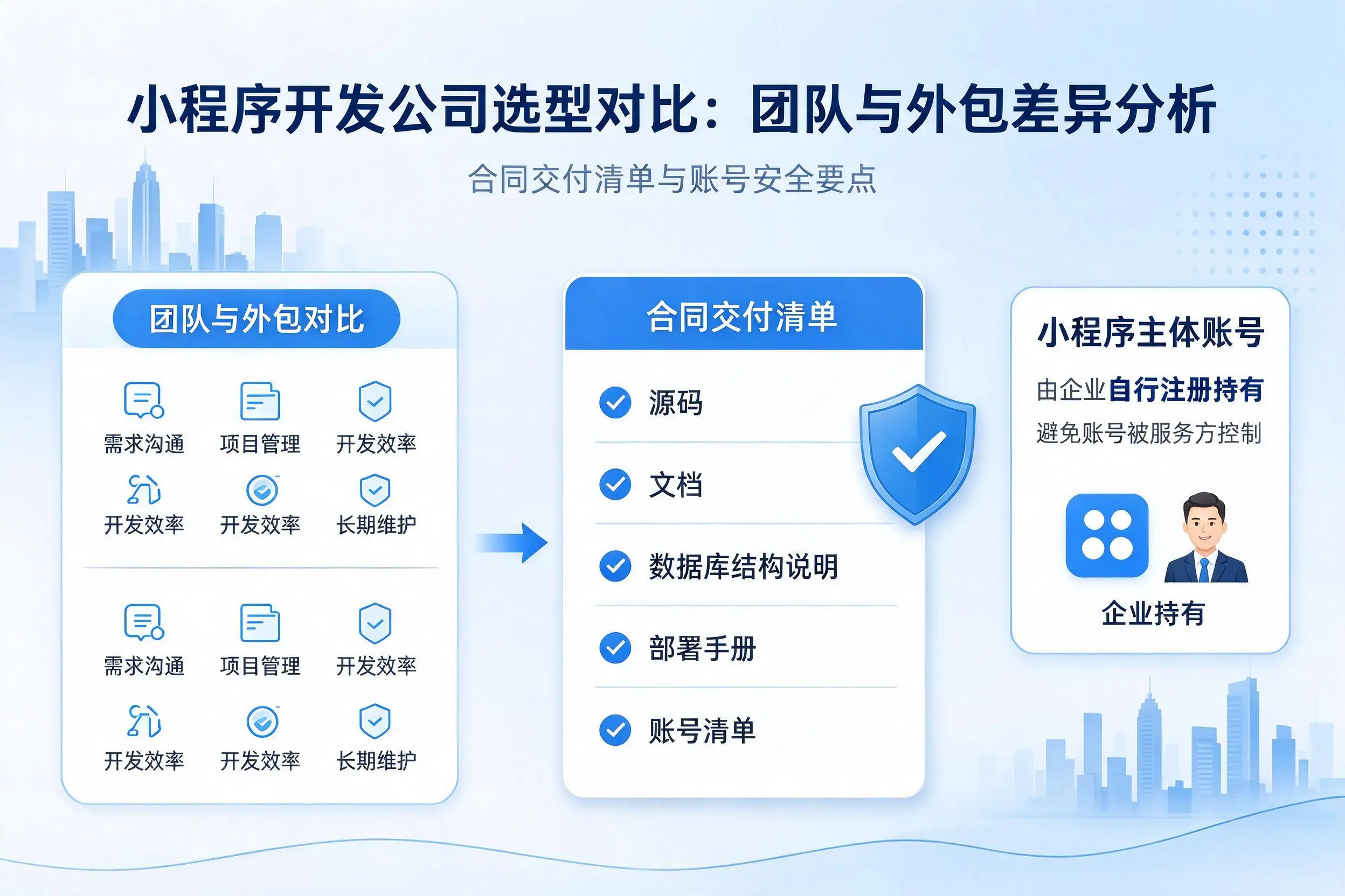 南宁小程序开发公司选型对比:团队与外包差异分析