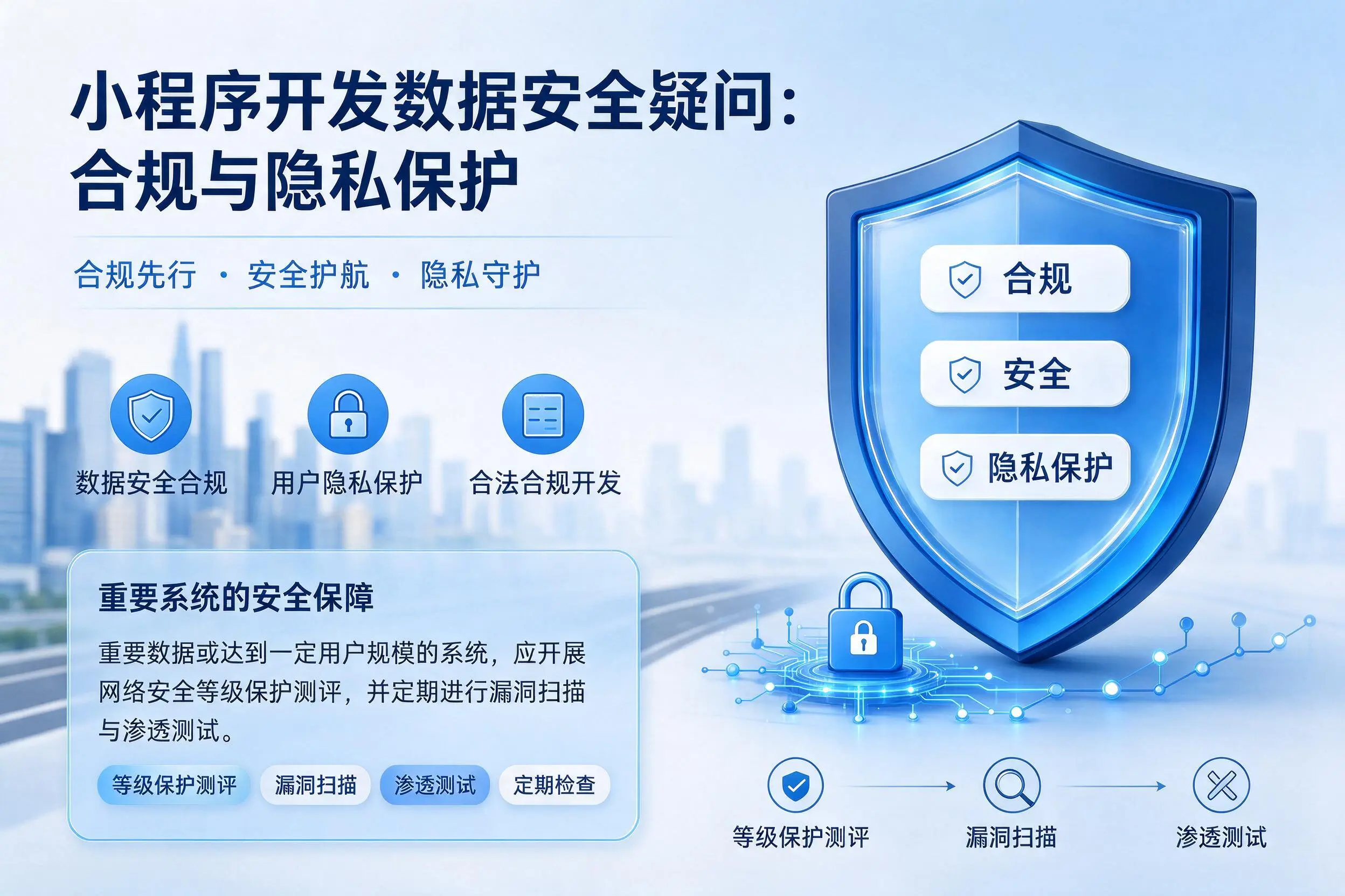 南宁小程序开发数据安全疑问：合规与隐私保护