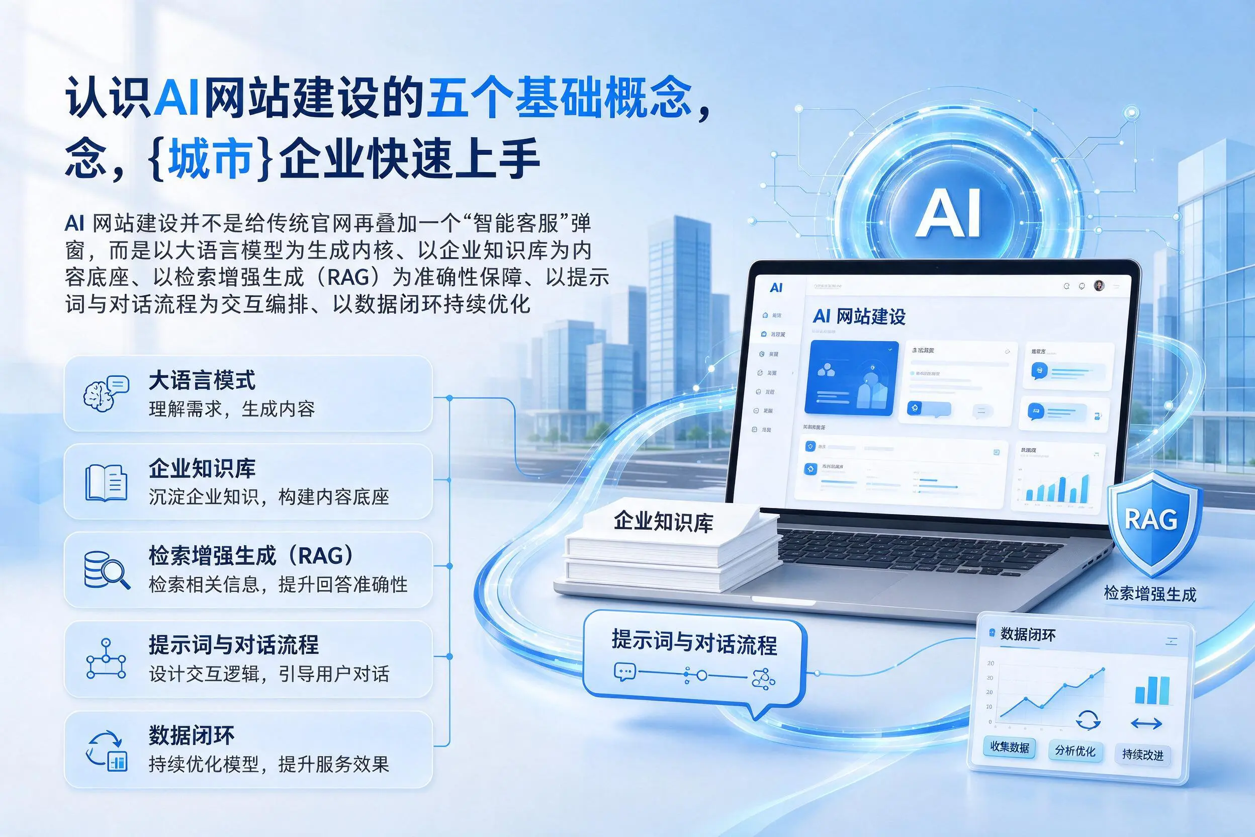 认识AI网站建设的五个基础概念，南宁企业快速上手