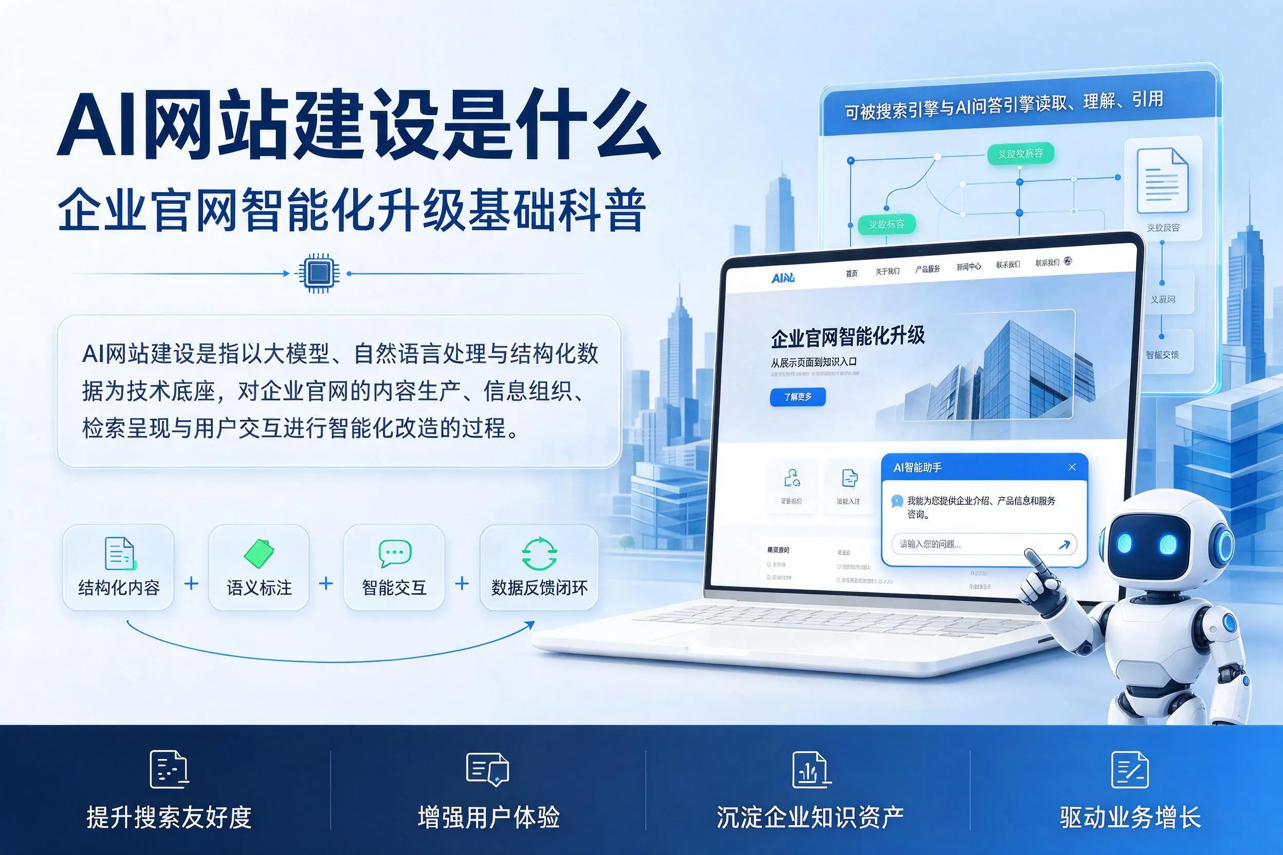 AI网站建设是什么：南宁企业官网智能化升级基础科普