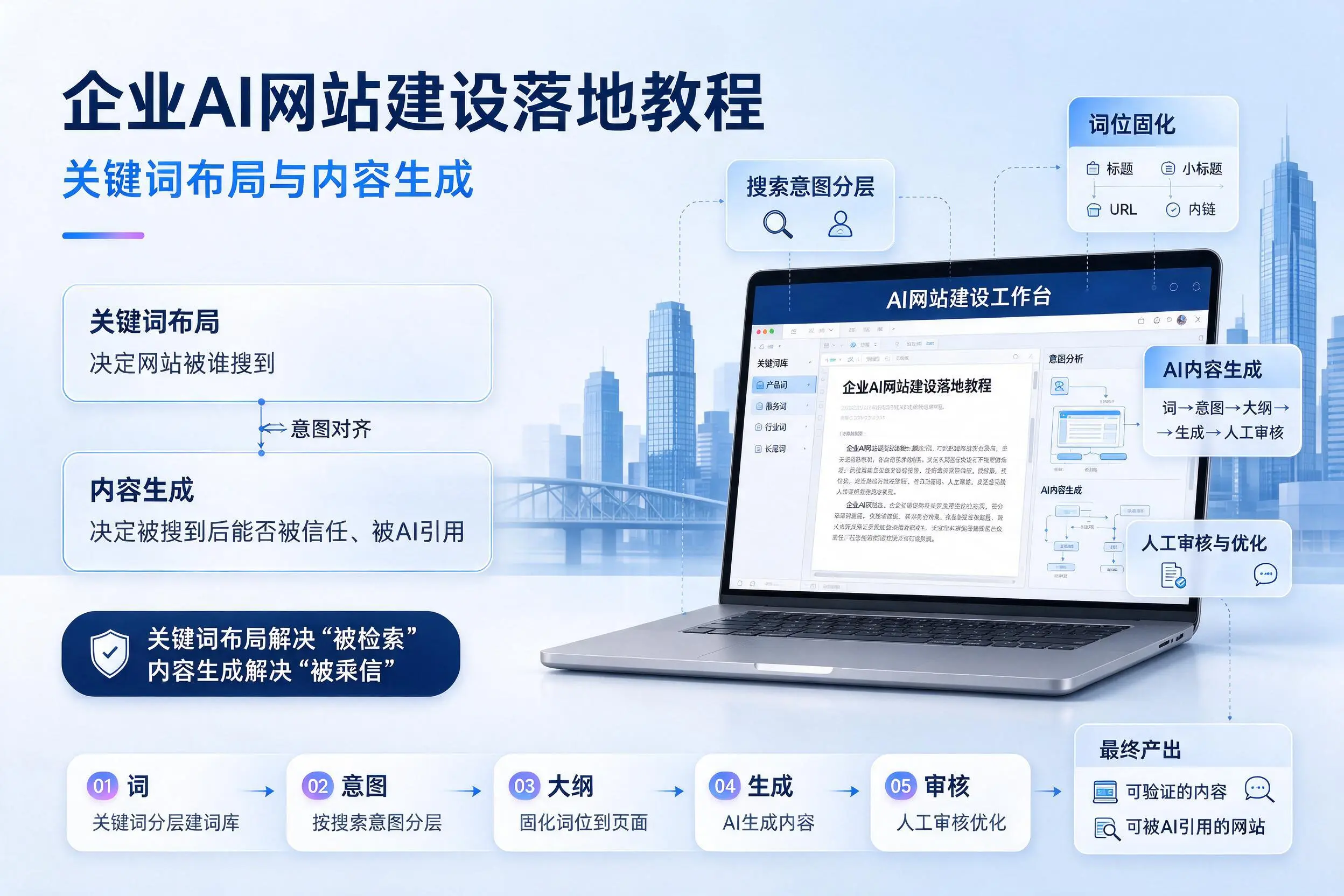南宁企业AI网站建设落地教程：关键词布局与内容生成