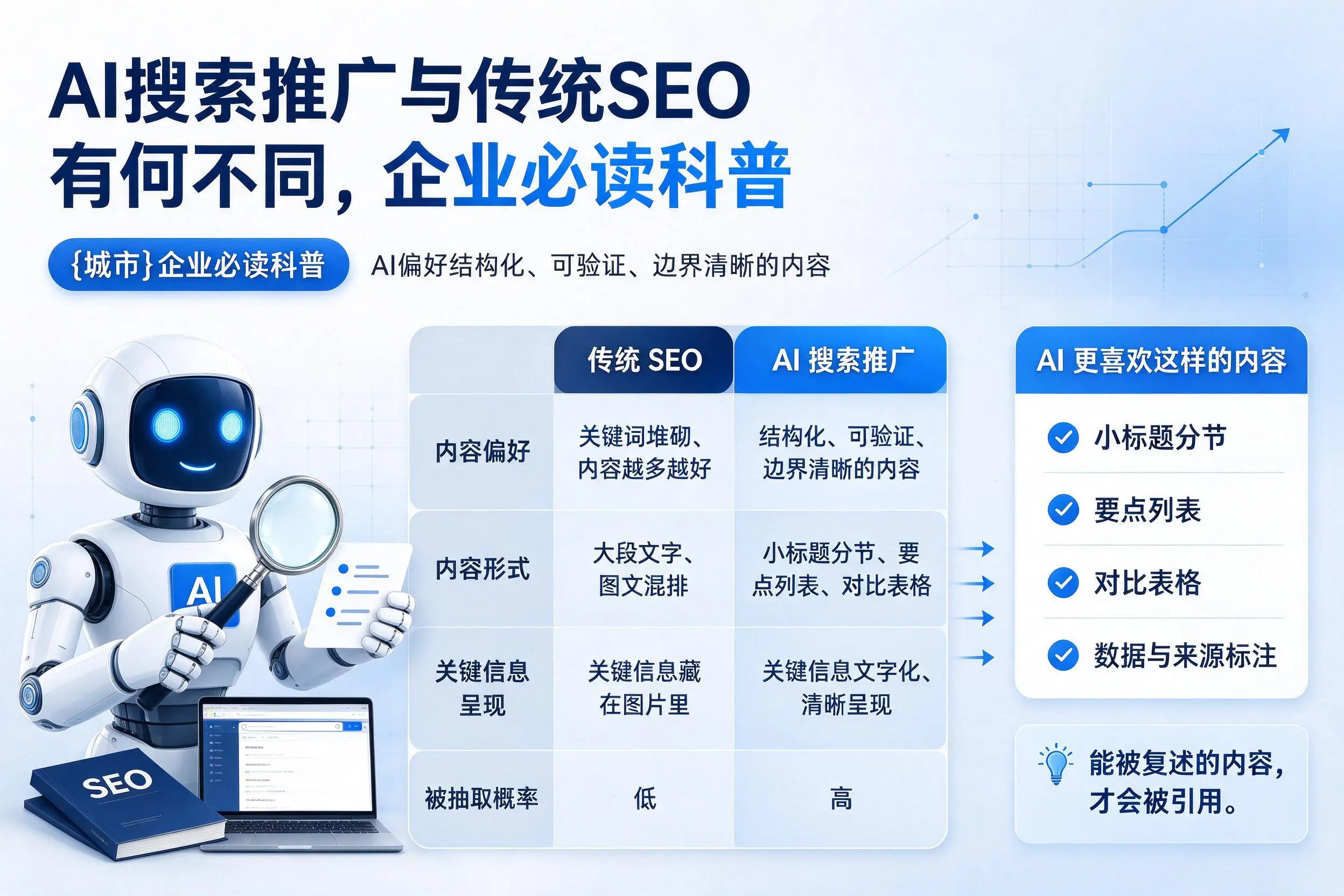 AI搜索推广与传统SEO有何不同,南宁企业必读科普
